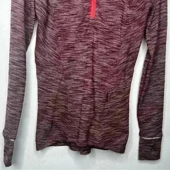 Lululemon Kanto Catch Me Half Zip Heathered Bordeaux Drama Pullover - Picture 5 of 10